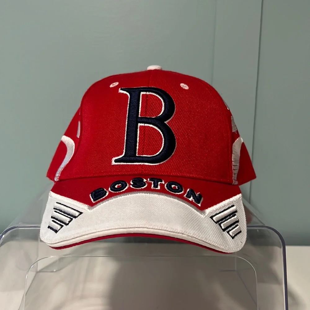 Baystate Apparel‎ Boston Ball Cap. Velcro Strap Closure.